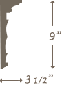 Plaster Cornice profile C-248