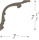 Plaster Cornice profile C-261