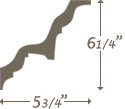 Plaster Cornice profile C-278