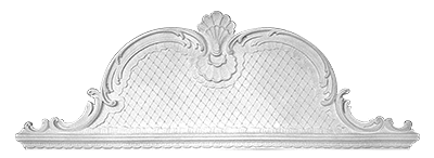 Plaster Pediments model D-2