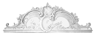 Plaster Pediments model D-5