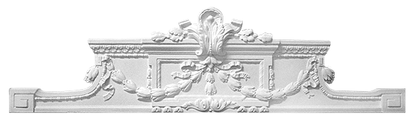 Plaster Pediments model D-6