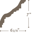 Plaster Cornice profile C-016