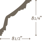 Plaster Cornice profile C-078