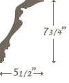 Plaster Cornice profile C-204