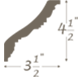 Plaster Cornice profile C-012