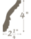 Plaster Cornice profile C-013