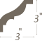 Plaster Cornice profile C-097