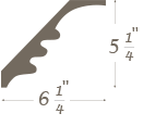 Plaster Cornice profile C-119