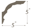 Plaster Cornice profile C-244