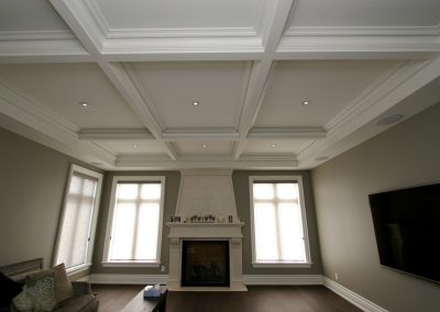 Light weight waffle ceiling beams