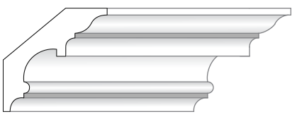 Lightweight Crown Moulding Style 421