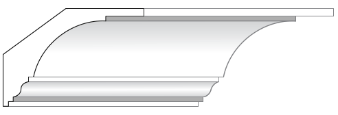 Lightweight Crown Moulding Style 425