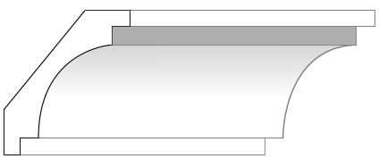 Lightweight Crown Moulding Style 426