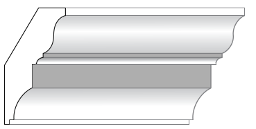 Lightweight Crown Moulding Style 427